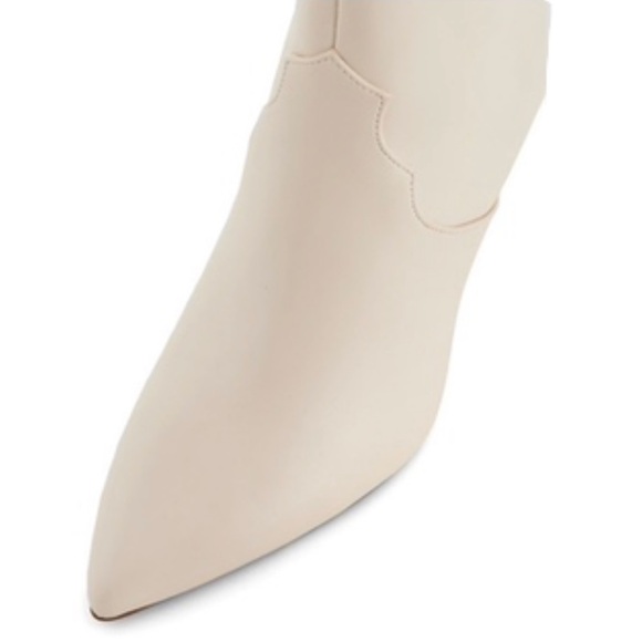 Express Pointed Toe Thin Heeled Booties - Picture 5 of 13